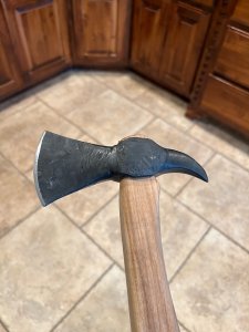 Forged from a Ball Peen hammer