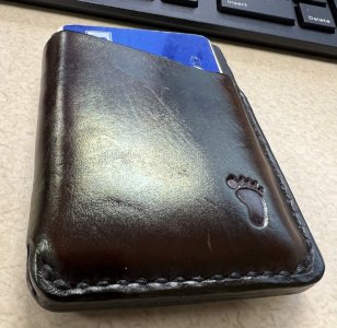 Nice sheen on a minimalist wallet