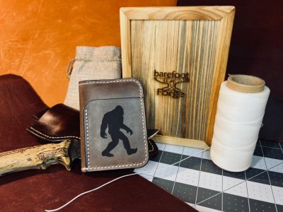 Bifold Bigfoot wallet (front)